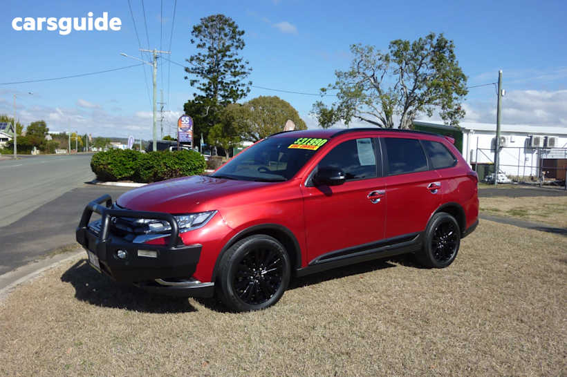 Red 2021 Mitsubishi Outlander Wagon Black Edition 7 Seat (2Wd)