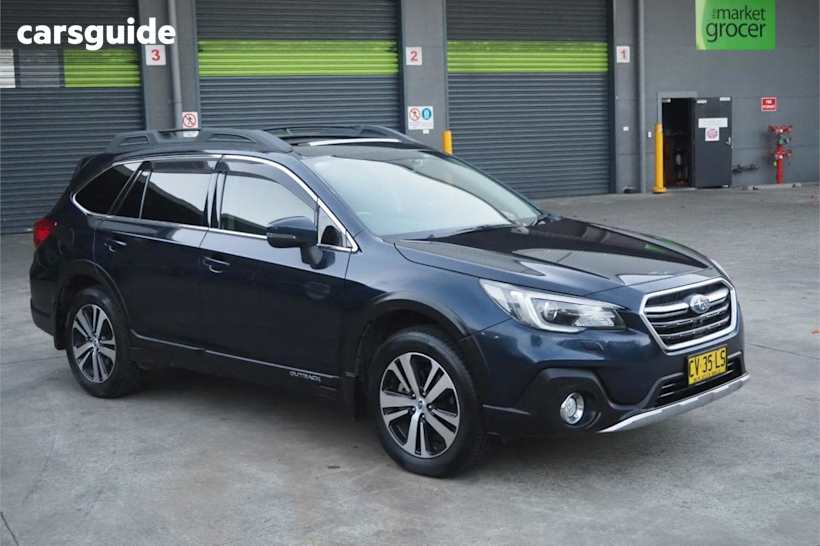 Blue 2020 Subaru Outback Wagon 2.5I Premium AWD