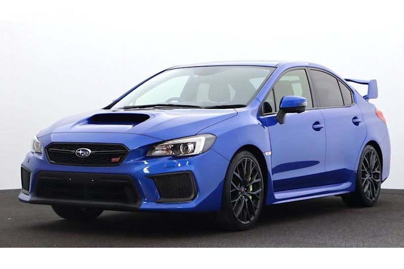 Blue 2019 Subaru WRX Sedan Sti Spec R (Awd)