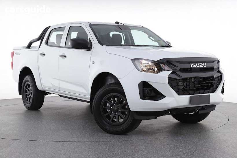 White 2025 Isuzu D-MAX Crew Cab Utility Sx (4X4)