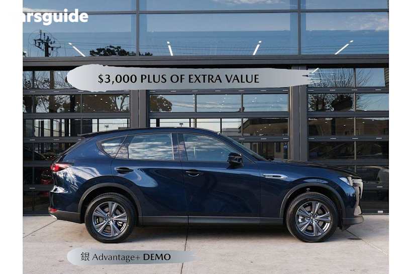 Blue 2025 Mazda CX-60 Wagon G40E Evolve Hybrid