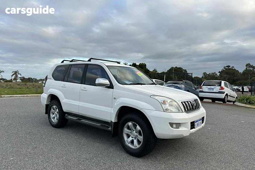 White 2004 Toyota Landcruiser Prado Wagon GXL (4X4)