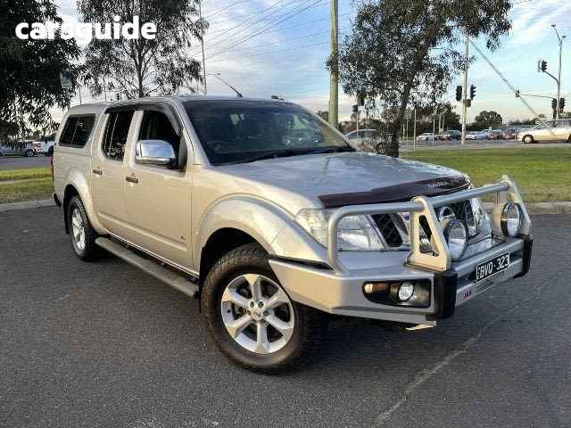 Silver 2013 Nissan Navara Ute Tray ST-X 550