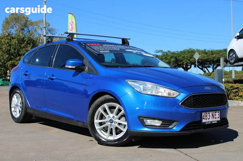 Blue 2016 Ford Focus Hatchback Trend
