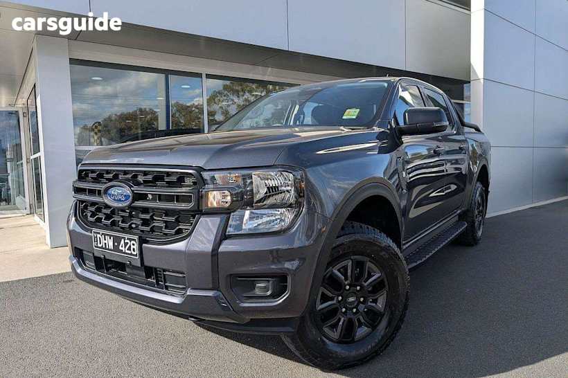 Grey 2024 Ford Ranger Double Cab Pick Up Xl 2.0 (4X4) Black Edition