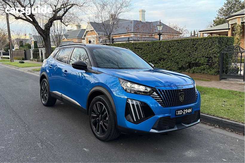 Blue 2023 Peugeot 2008 SUV GT F