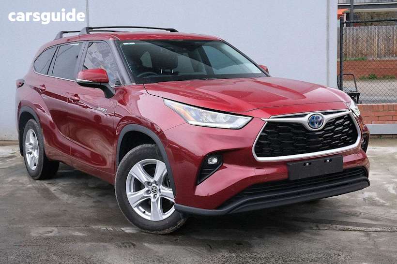Red 2023 Toyota Kluger Wagon GX Hybrid AWD