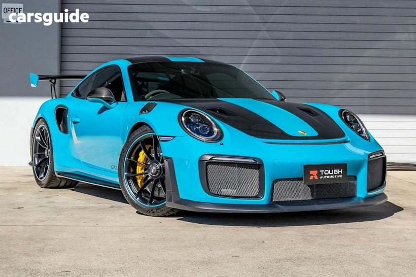 Blue 2019 Porsche 911 Coupe GT2 RS