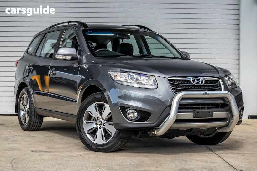 Grey 2011 Hyundai Santa FE Wagon Highlander Crdi (4X4)