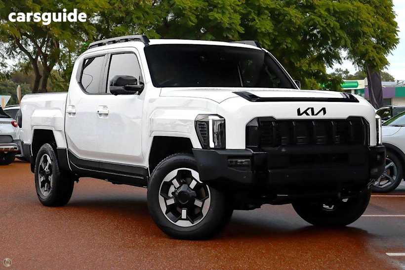 White 2025 Kia Tasman Ute Tray X-LINE 4X4