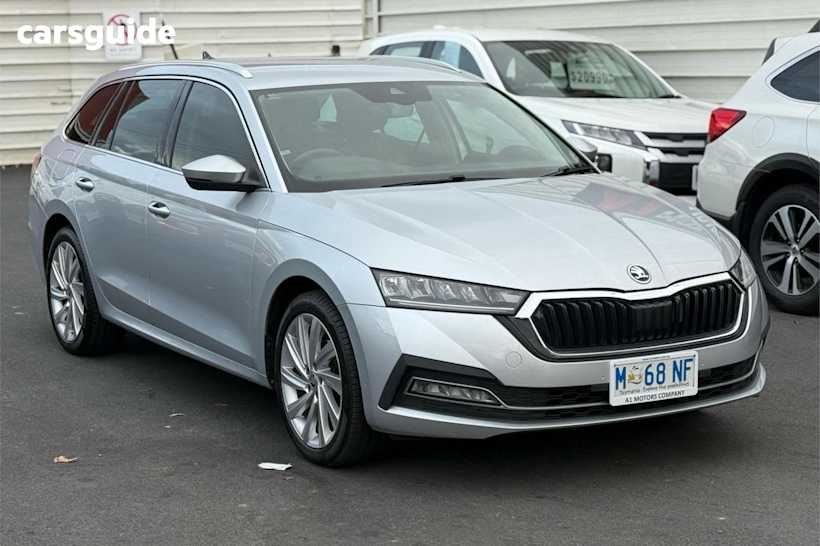 Silver 2021 Skoda Octavia Wagon 110 Tsi Ambition
