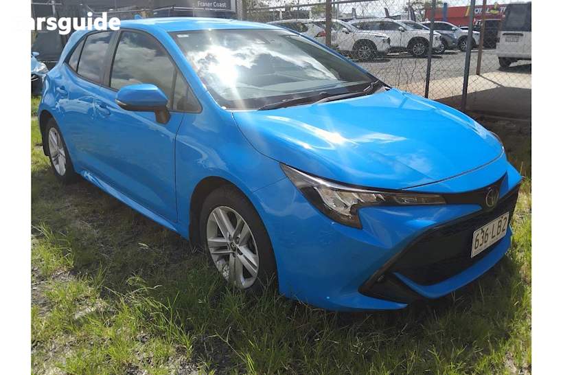 Blue 2020 Toyota Corolla Hatchback SX