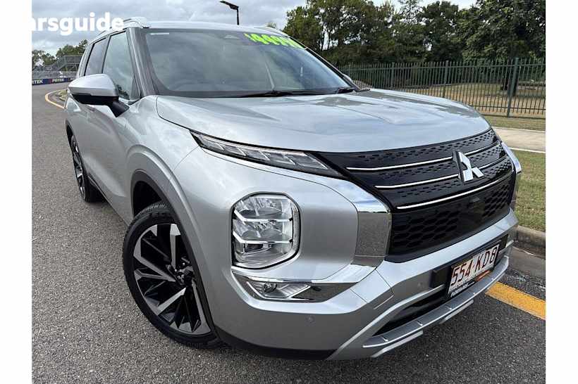 Silver 2024 Mitsubishi Outlander Wagon Aspire 7 Seat (2Wd)