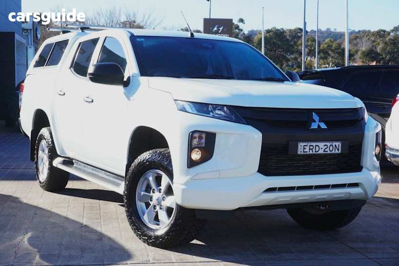 White 2021 Mitsubishi Triton Double Cab Pick Up Glx+ (4X4)
