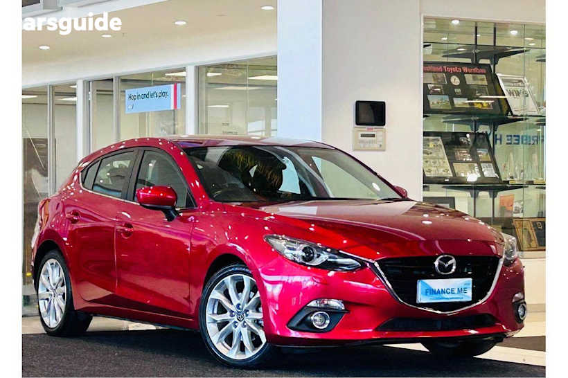Red 2016 Mazda Mazda3 Hatch SP25 GT F