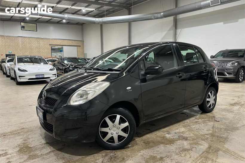 Black 2011 Toyota Yaris Hatchback YR