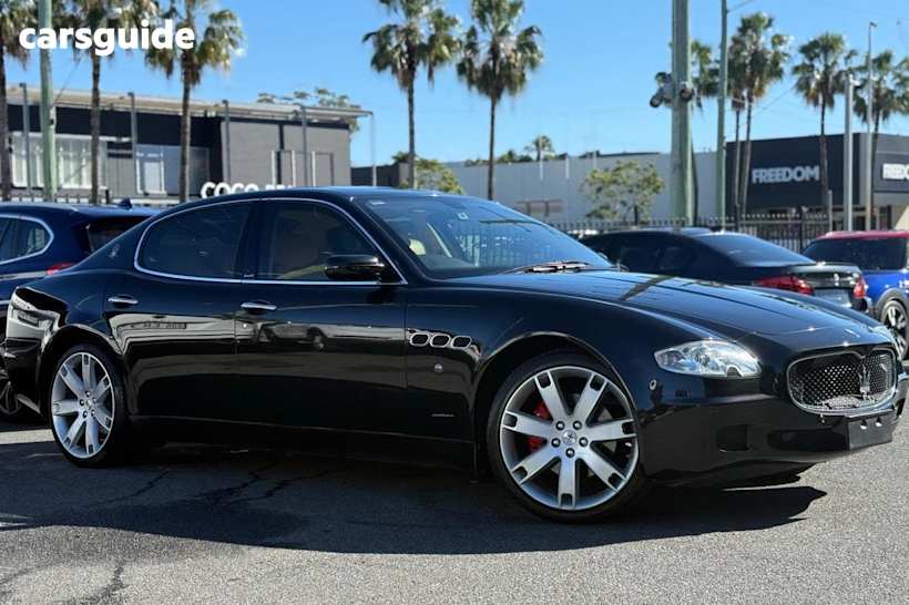 Black 2006 Maserati Quattroporte Sedan Sport GT