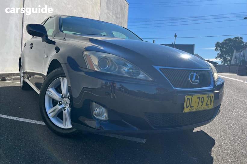 Blue 2007 Lexus IS250 Sedan Sports Luxury