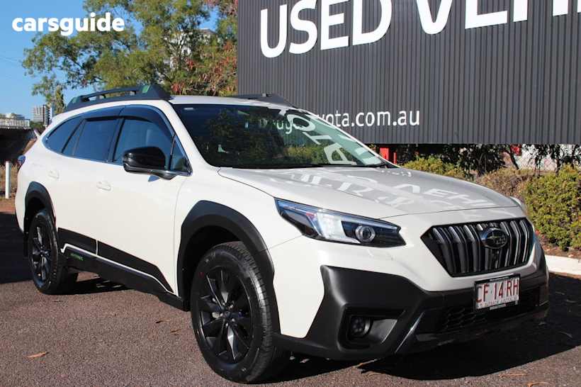 White 2022 Subaru Outback Wagon AWD Sport XT