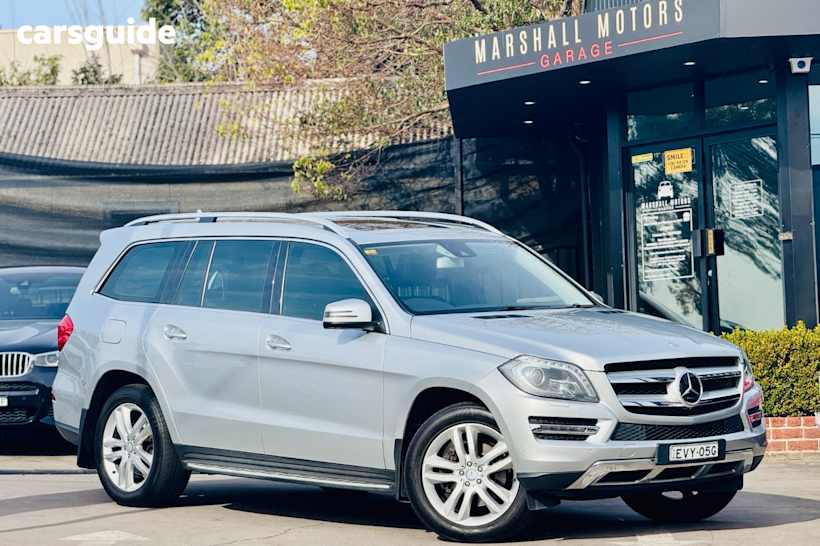 Silver 2013 Mercedes-Benz GL350 Wagon Blue Tec