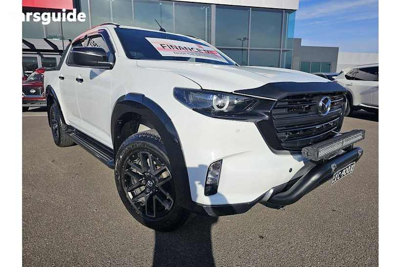 White 2023 Mazda BT-50 Ute Tray SP 4X4