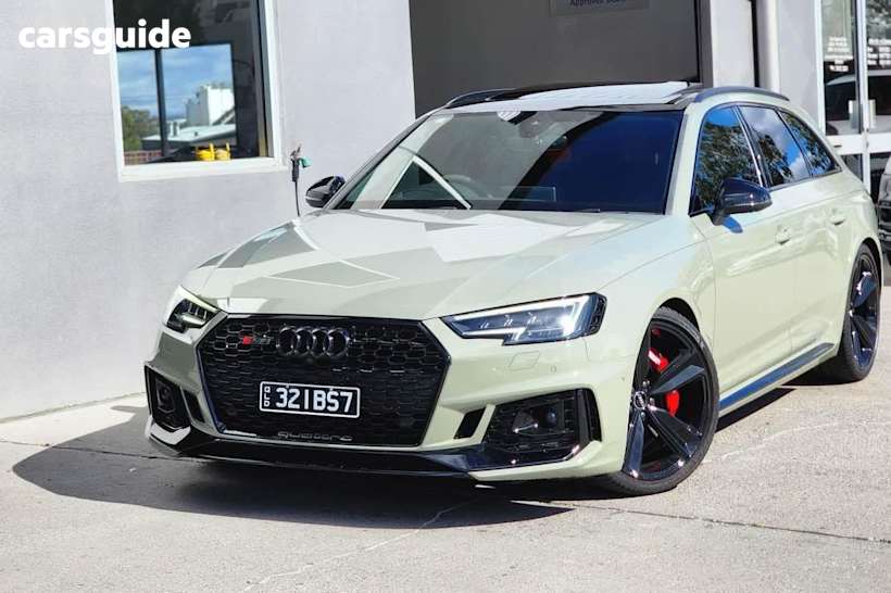 Black 2018 Audi RS 4 Wagon Avant Quattro