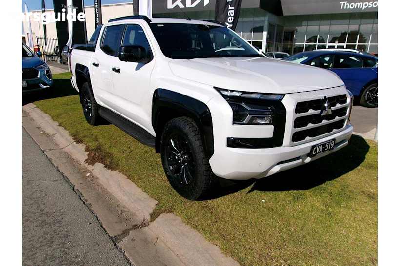 White 2024 Mitsubishi Triton Ute Tray GSR 4X4
