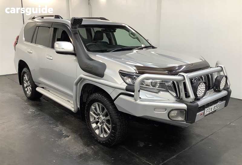 Silver 2021 Toyota Landcruiser Prado Wagon VX Flat Tailgate