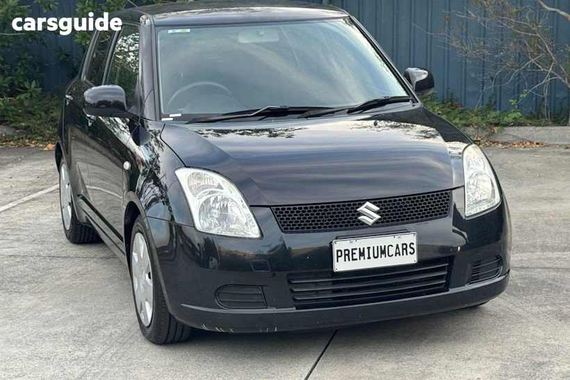 Black 2008 Suzuki Swift Hatchback