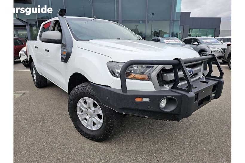 White 2018 Ford Ranger Ute Tray XLS 4X4