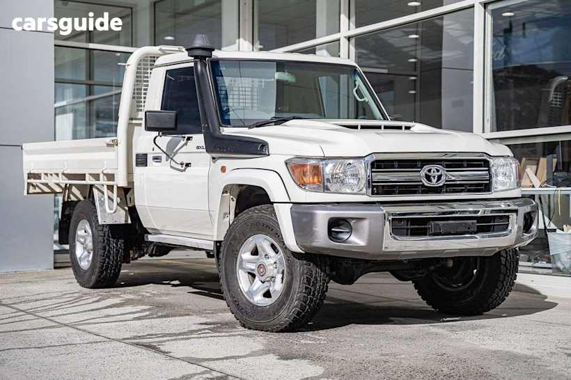 White 2021 Toyota Landcruiser Ute Tray GXL 4X4