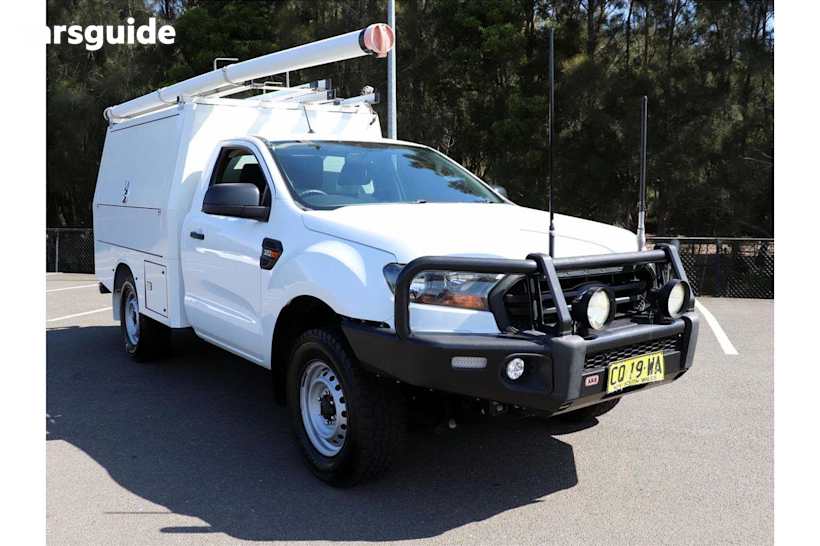 White 2018 Ford Ranger Cab Chassis XL 3.2 (4X4)