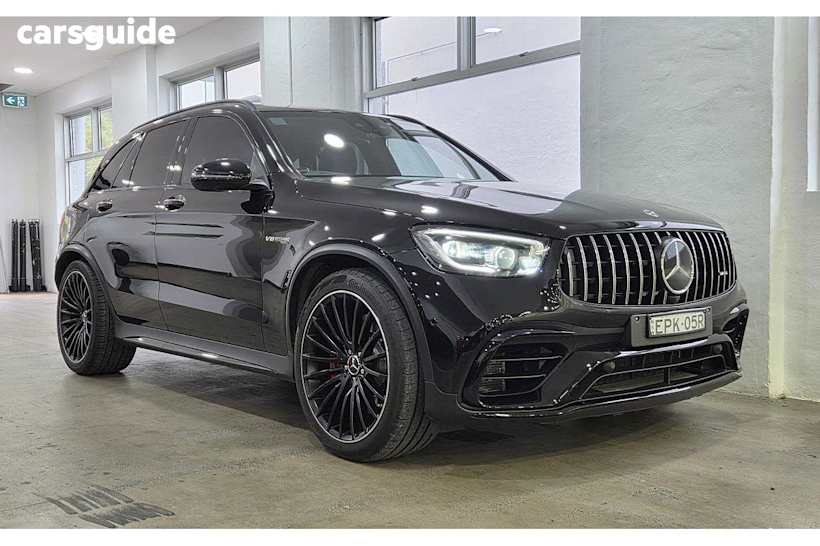 Black 2021 Mercedes-Benz GLC-Class SUV GLC63 AMG S 4WD