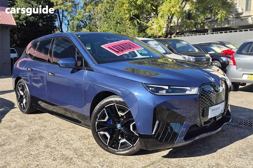 Blue 2022 BMW IX Wagon Xdrive40