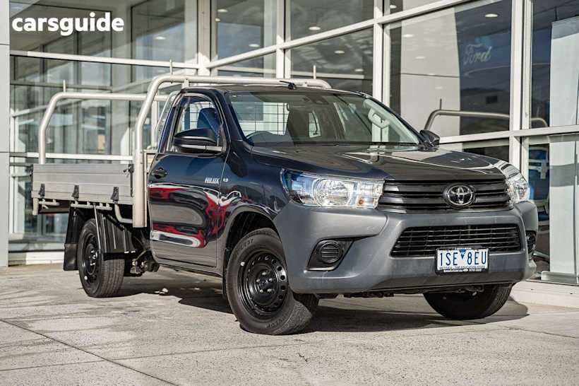 Grey 2020 Toyota Hilux Cab Chassis Workmate