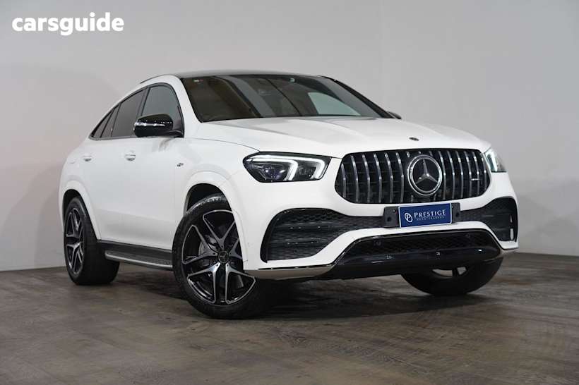 White 2021 Mercedes-Benz GLE53 Coupe 4Matic+ (hybrid)