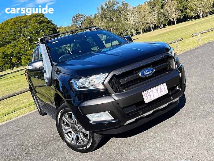 Black 2018 Ford Ranger Dual Cab Pick-up Wildtrak 3.2 (4X4)