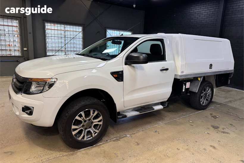 White 2013 Ford Ranger Cab Chassis XL 2.2 HI-Rider (4X2)