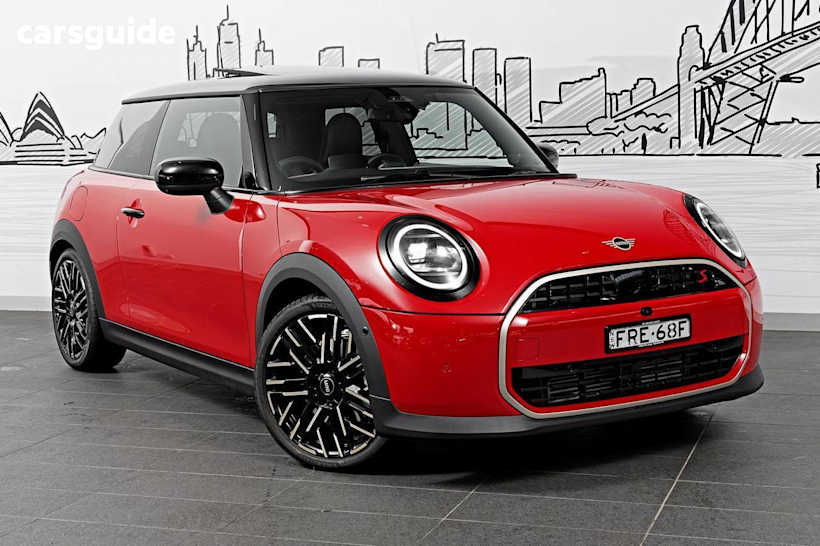 Red 2024 Mini Cooper Hatchback S Mini Yours 3D Hatch