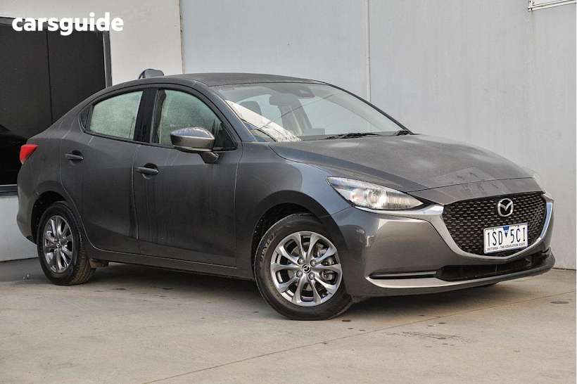 Grey 2020 Mazda 2 Sedan G15 Pure