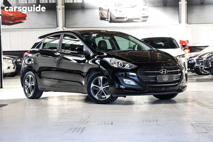 Black 2016 Hyundai I30 Hatchback Active X