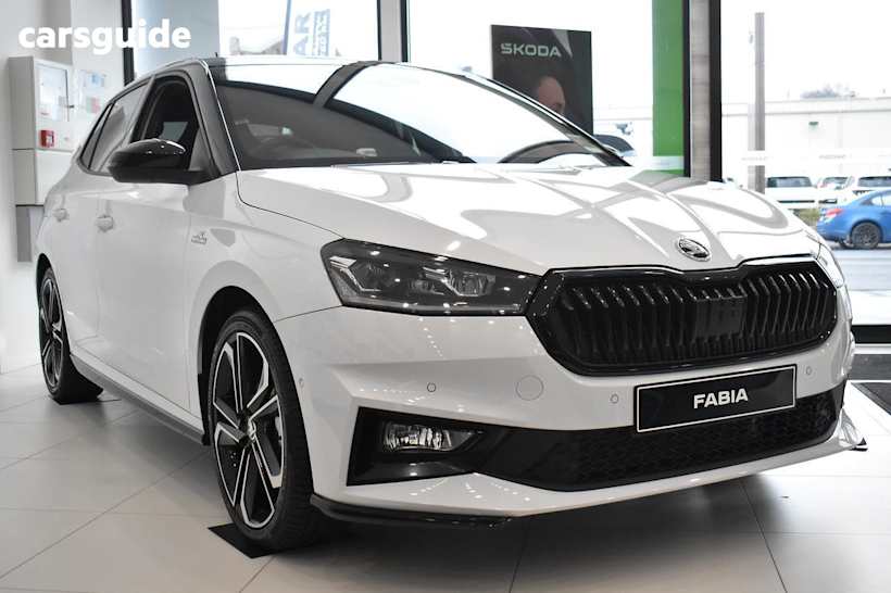 White 2024 Skoda Fabia Hatchback Monte Carlo 110TSI