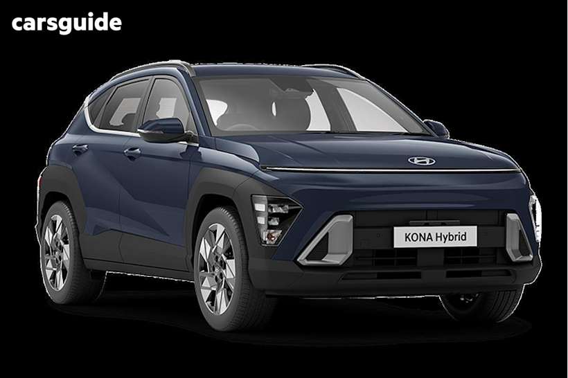 Blue 2025 Hyundai Kona Wagon Hybrid