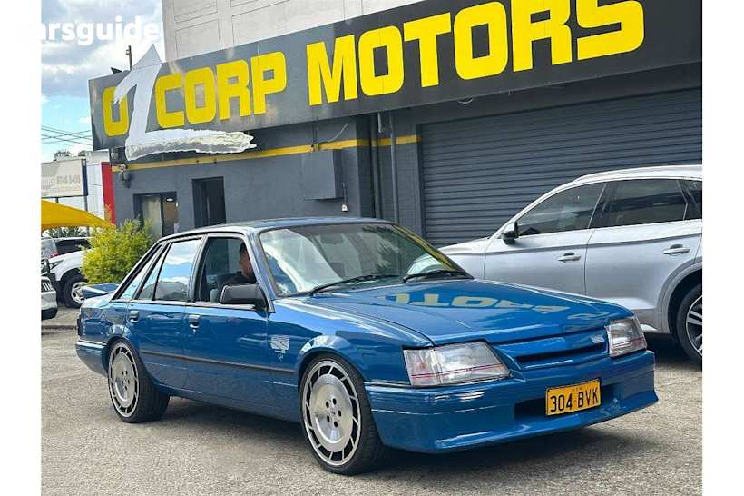 Blue 1985 Holden Commodore Sedan SL