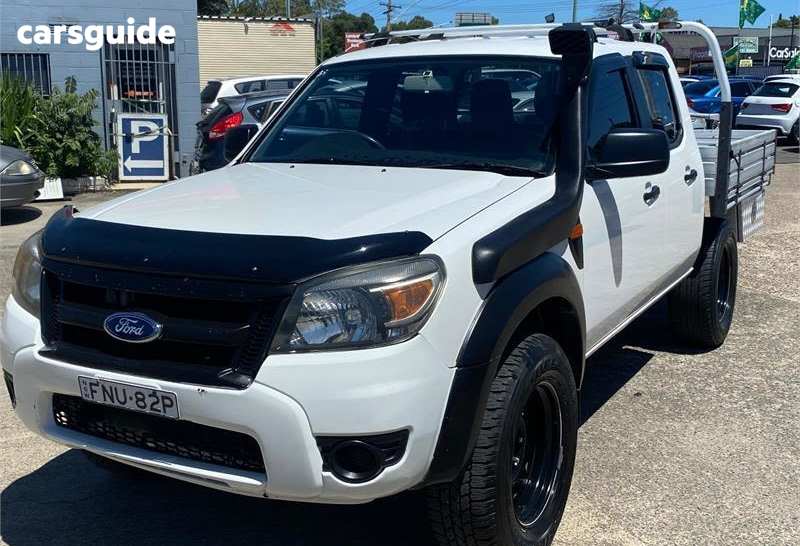 White 2009 Ford Ranger Dual Cab Pick-up XL (4X2)