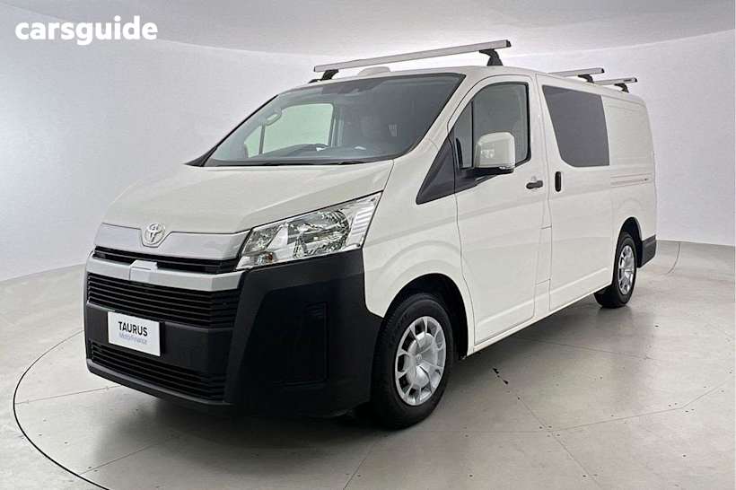 White 2021 Toyota Hiace Van LWB