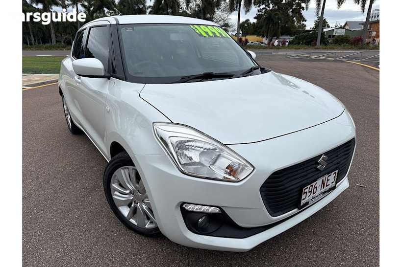 White 2019 Suzuki Swift Hatchback GL Navigator