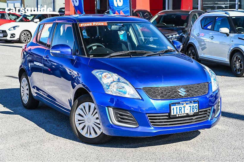 Blue 2016 Suzuki Swift Hatch GL F