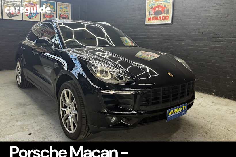 Black 2016 Porsche Macan Wagon S Diesel