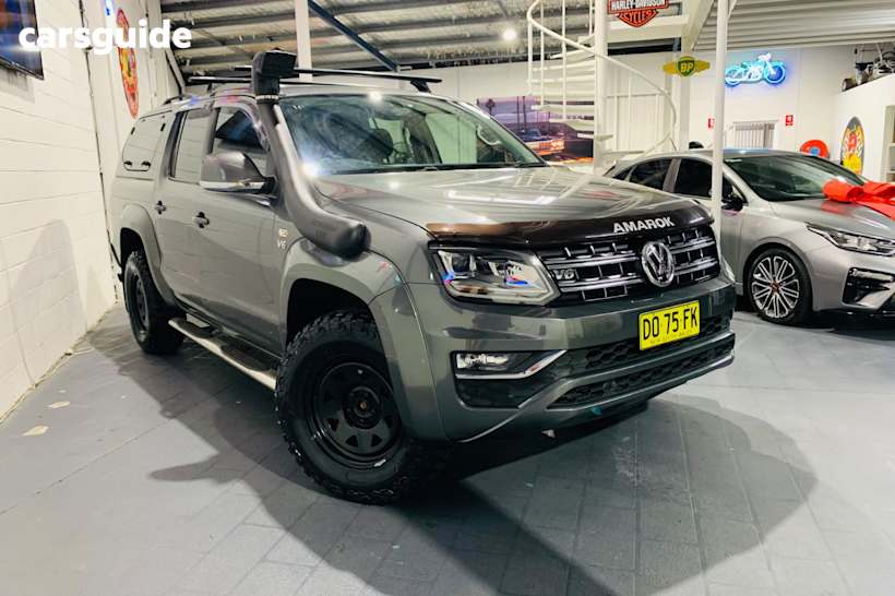 Grey 2017 Volkswagen Amarok Dual Cab Utility V6 Tdi 550 Highline